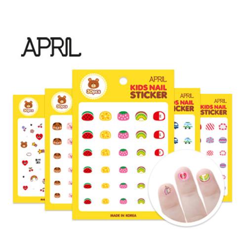 APRIL KIDS'NAIL STICKER very easy and excellent convenient and special price reasonable for children | Nail sticker, nail art, kids nail sticker, kids nail, kids cosmetic, gel nail, nail device,