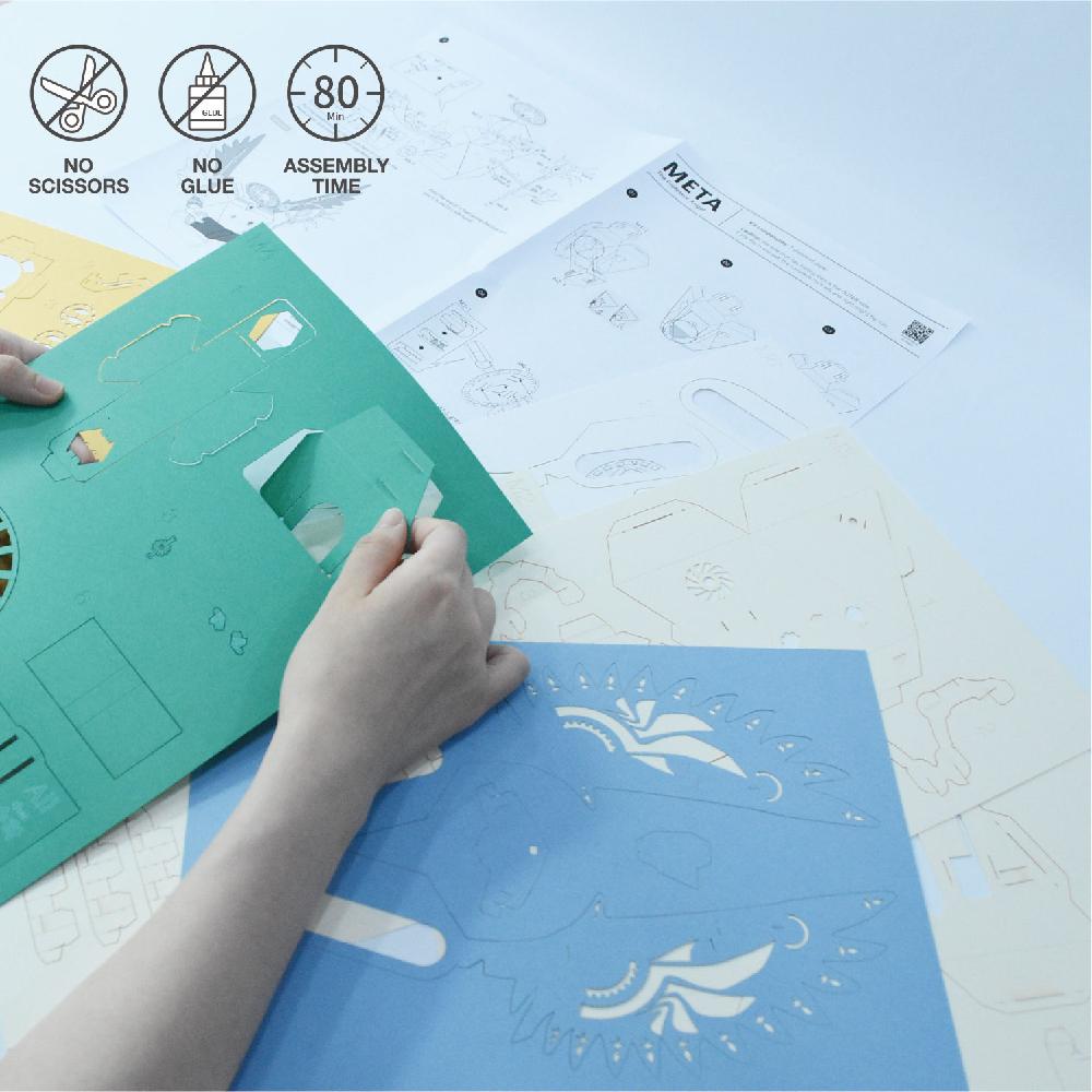 Moving Paper Craft Educational Toys for kids (META)
