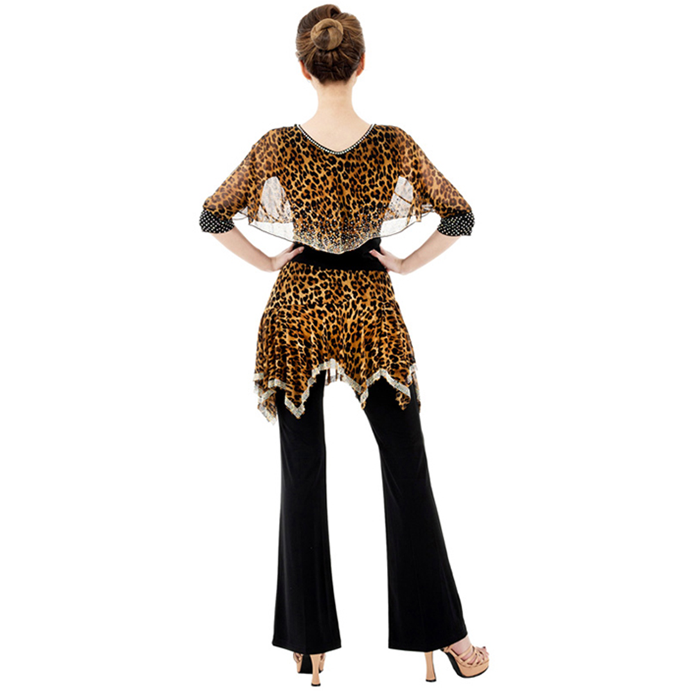 Leopard print set pants