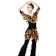 full image Leopard print set pants