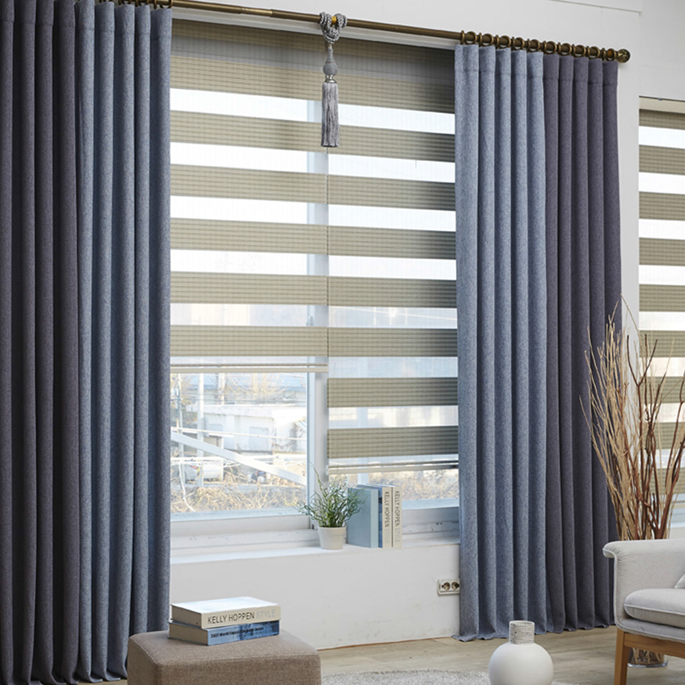 Interior Curtain Textile CREAM / CREAM Blackout