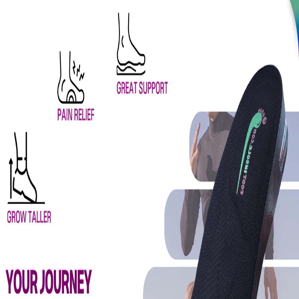3-Stage Height-Raising Insole for Women