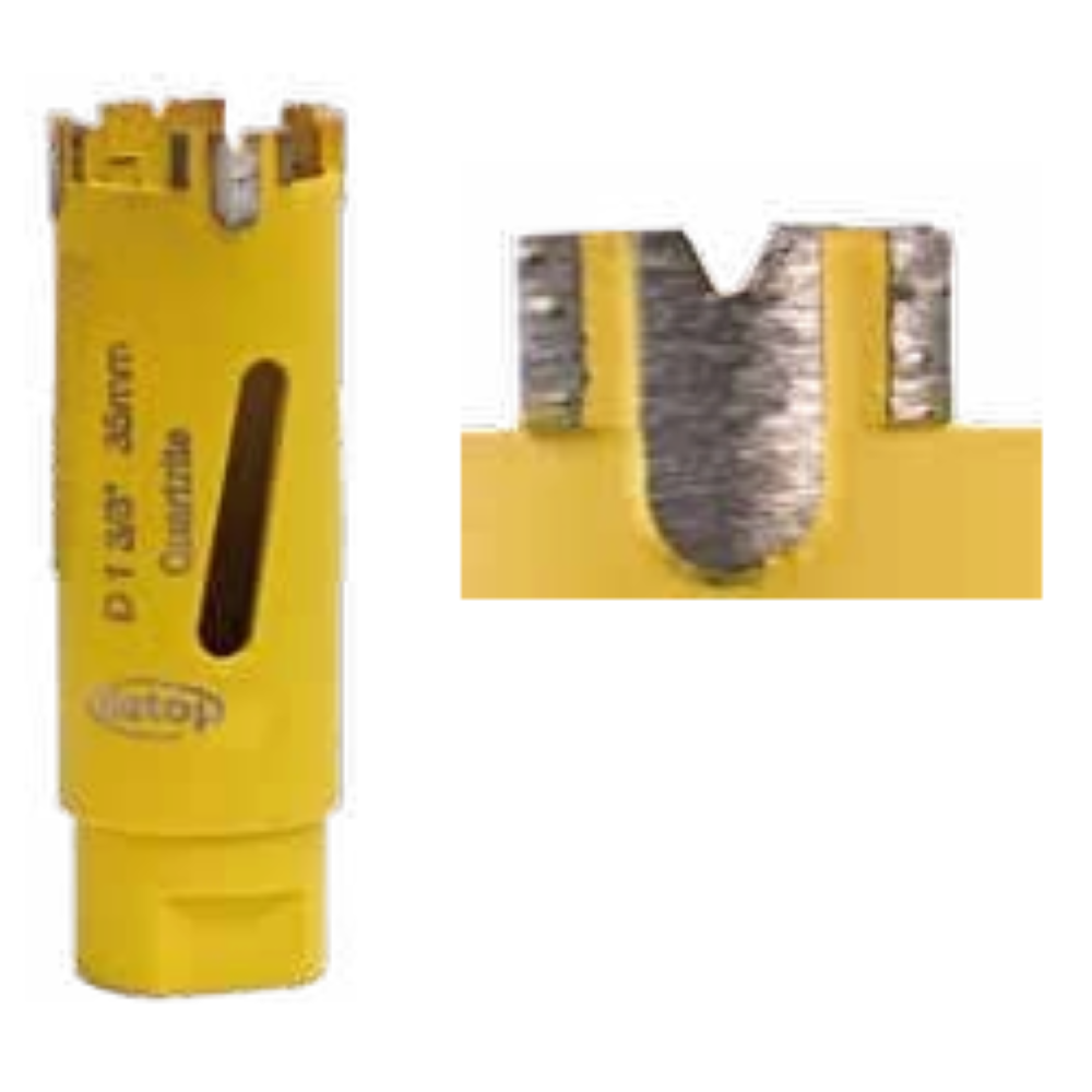 Tornado core drill bit